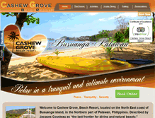 Tablet Screenshot of cashewgrove.com